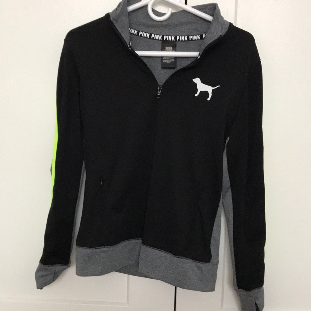 Pink half zip
